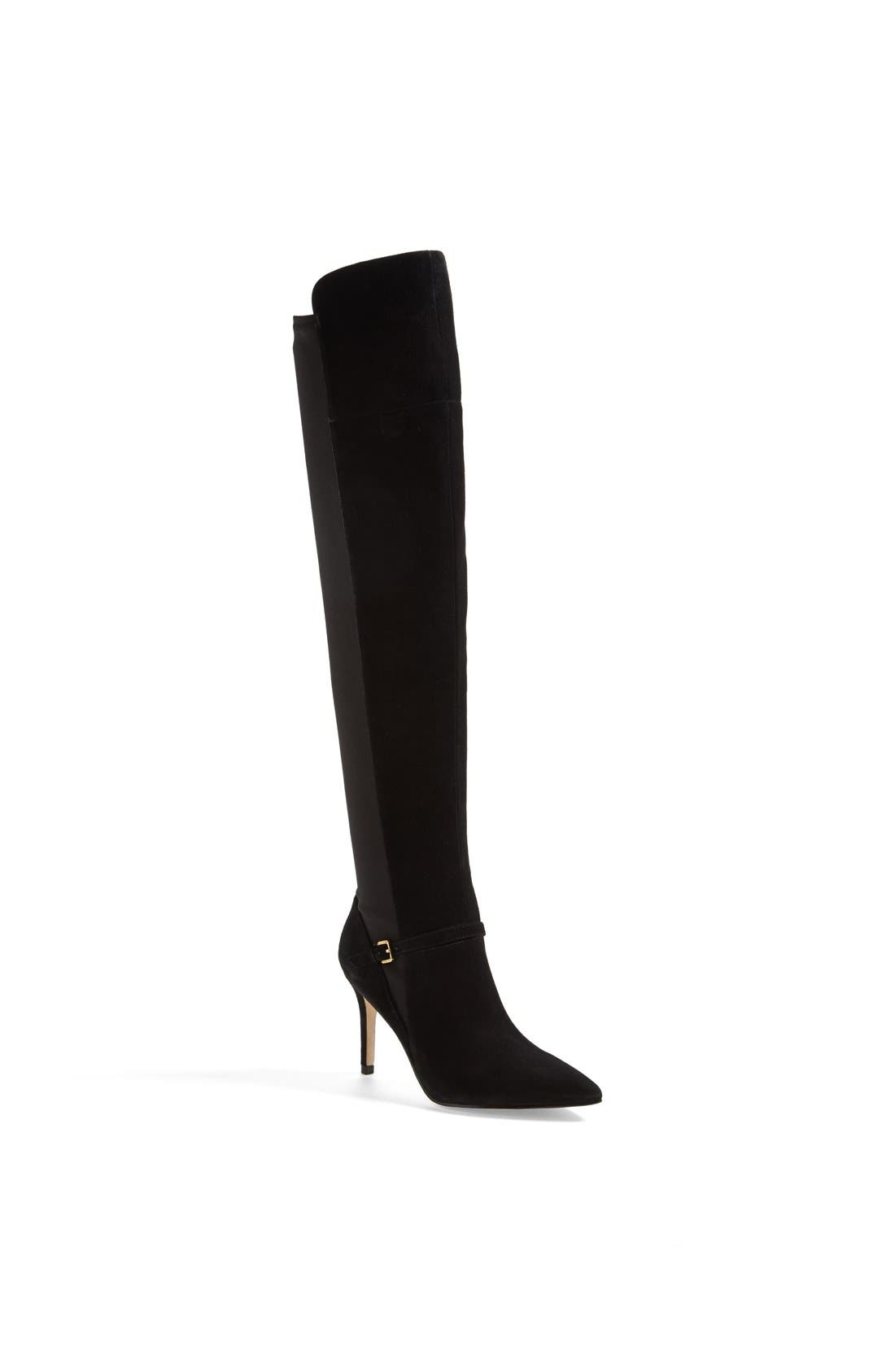 IVANKA TRUMP,
                                                'Anaba' Pointy Toe Over the Knee Boot,
                                                Main thumbnail 5, color,
                                                003