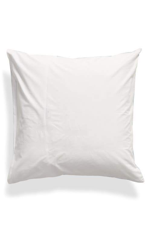 Sferra Casida Euro Sham In White/poolside