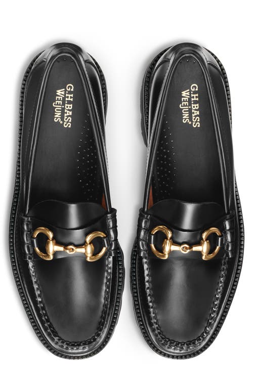 Shop G.h.bass Lincoln Super Bit Loafer In Black