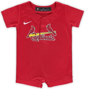 Newborn & Infant Nike Red St. Louis Cardinals Official Jersey Romper