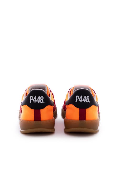 P448 Monza Sneaker In Neon Orange