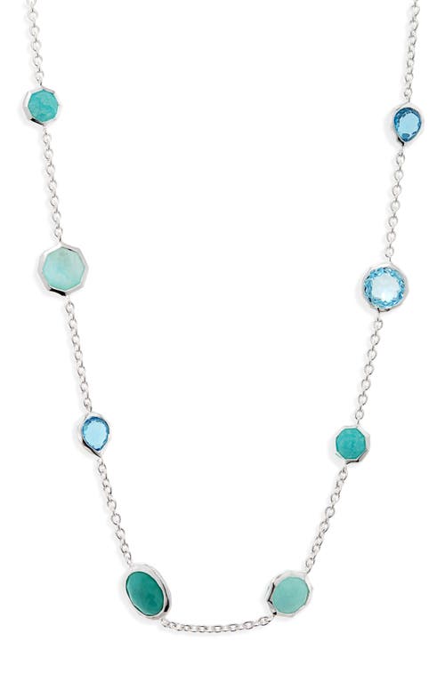 Ippolita Rock Candy Mini Station Necklace in Waterfall at Nordstrom, Size 18 In