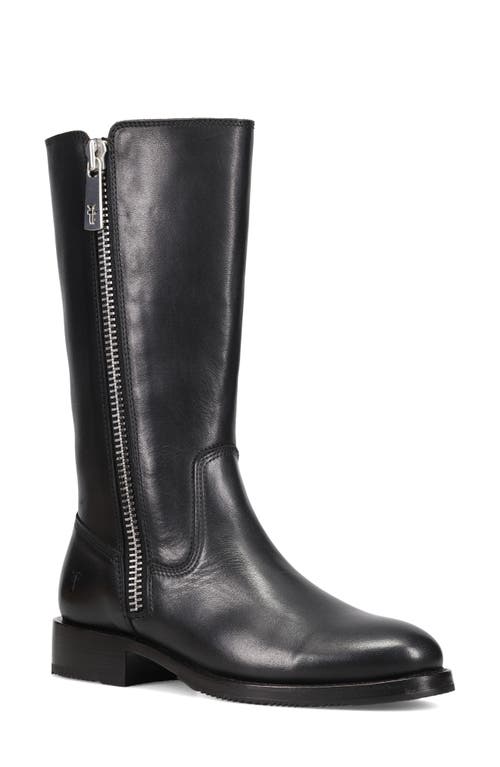 Shop Frye Madison Heavy Zip Boot In Black