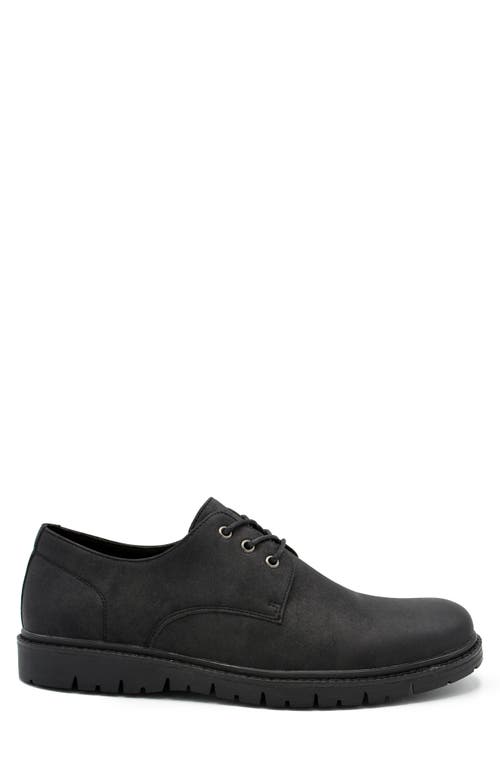 Aston Marc Manti Lug Sole Derby In Black