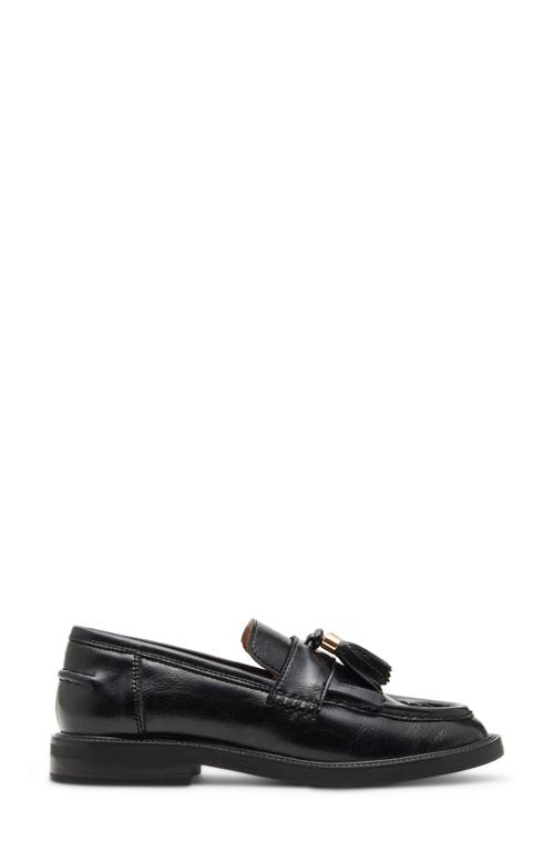 Shop Steve Madden Radcliff Loafer In Black Leather