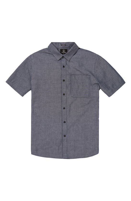 Volcom Curwin Short Sleeve Shirt - Grey