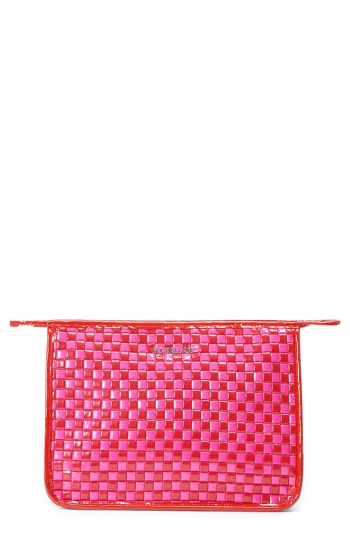 MZ Wallace Woven Nylon Clutch in Candy Lacquer at Nordstrom