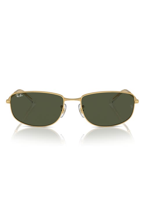 Ray-Ban 56mm Irregular Sunglasses in Gold Flash at Nordstrom