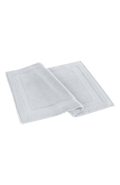 Brooks Brothers Solid Signature Cotton Bath Mat In Silver