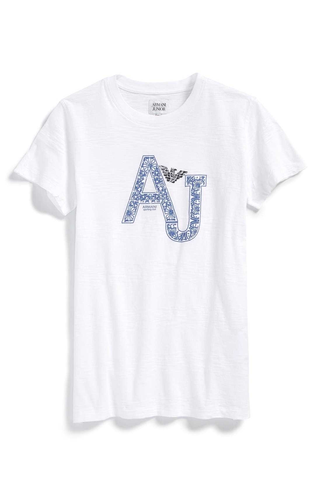 armani junior t shirt