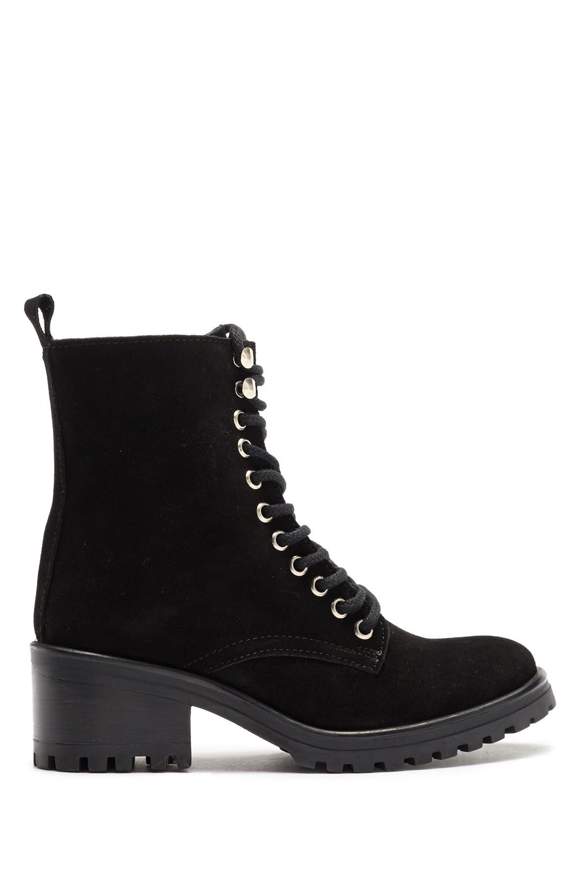 steve madden lace up combat boots