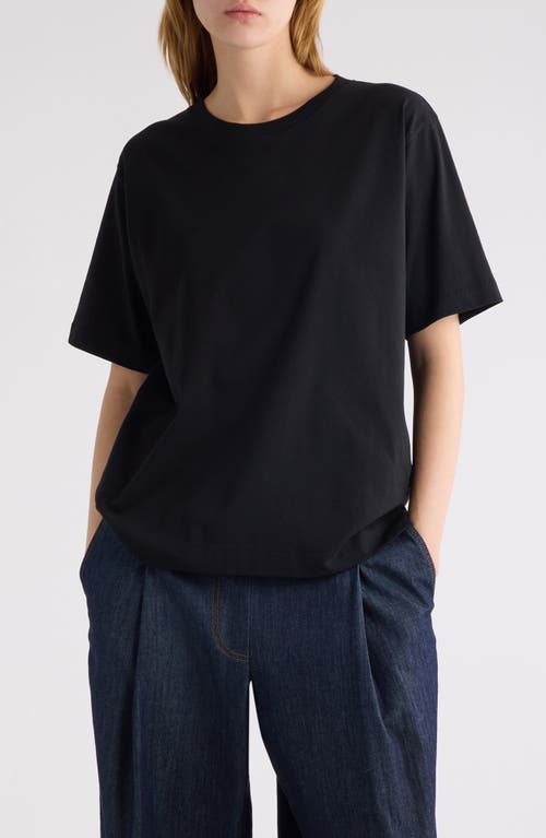 Shop Dries Van Noten Heydu Cotton T-shirt In Black