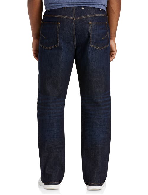 Shop True Nation By Dxl Refined Blue Relaxed-fit Jeans