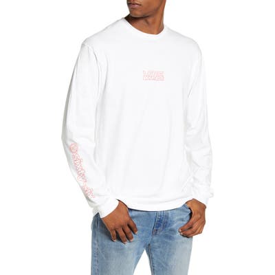 Vans Frameworks Long Sleeve T-Shirt, White