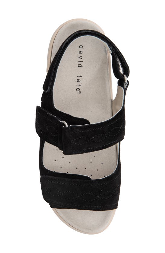 Shop David Tate Key Comfort Slingback Sandal In Black