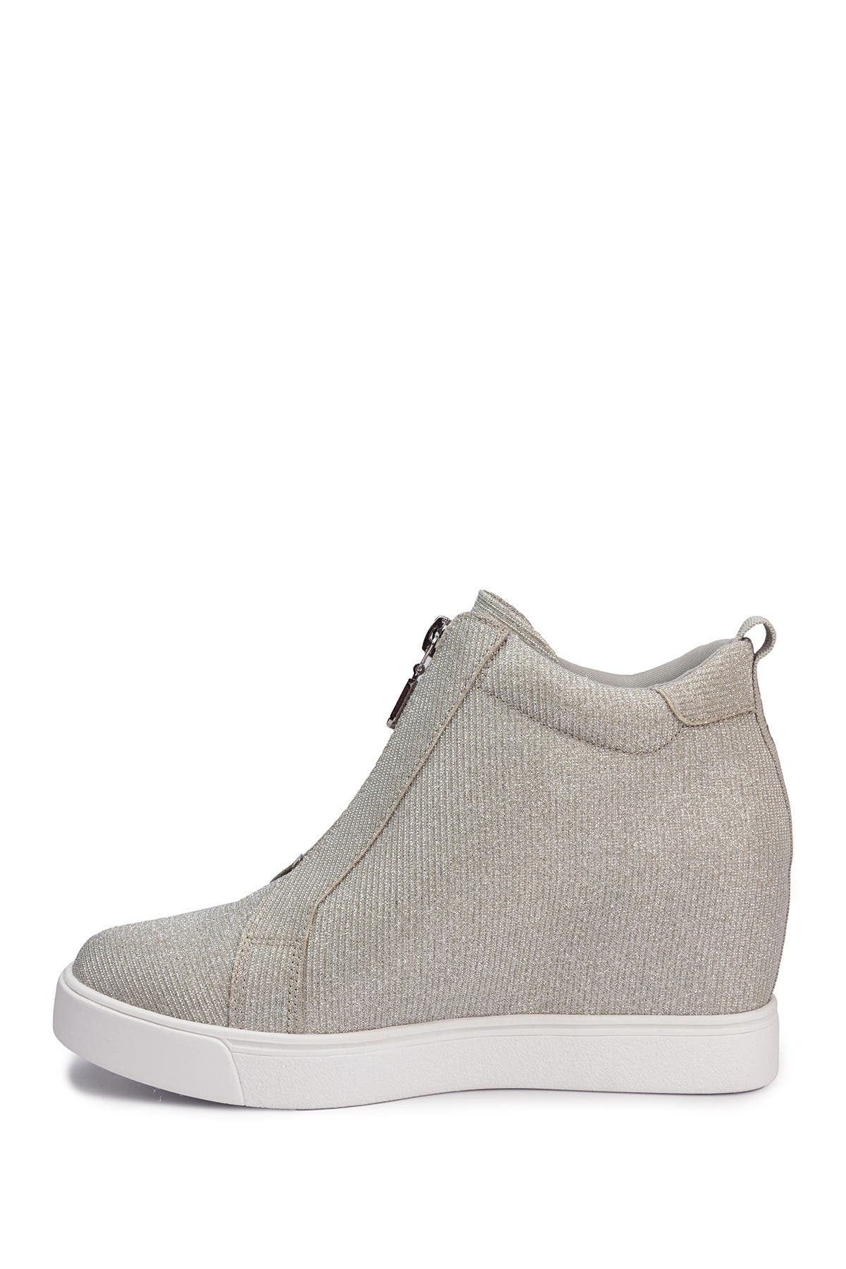 Juicy Couture Joanz Wedge Sneaker In Grey