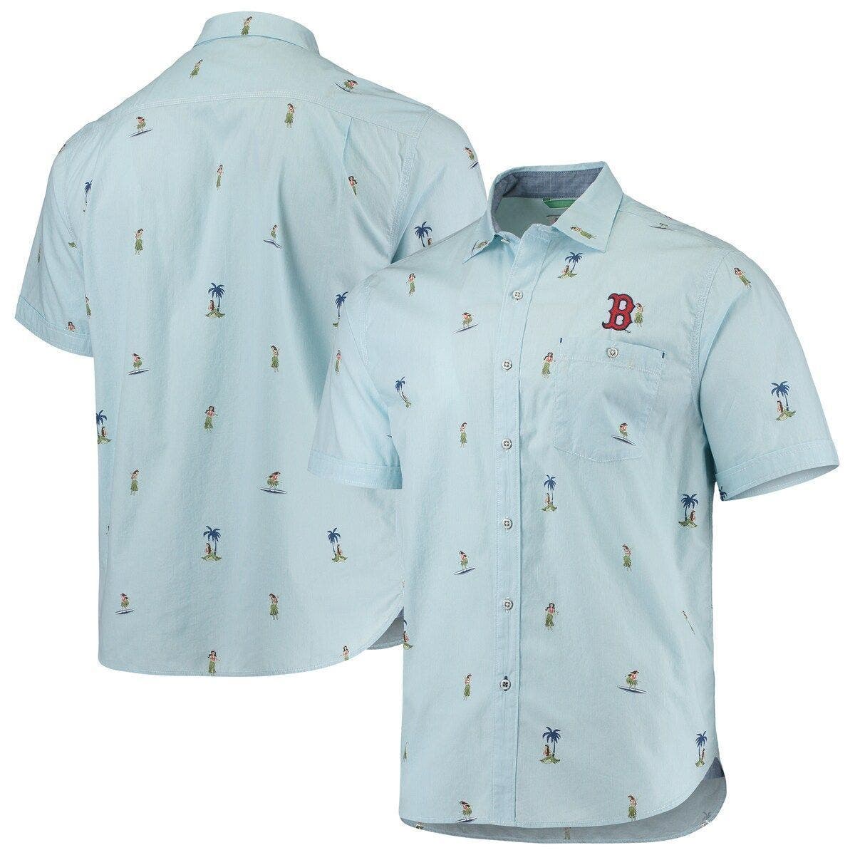 boston red sox button down shirt