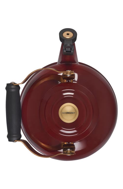 Shop Le Creuset Whistling Tea Kettle In Rhone