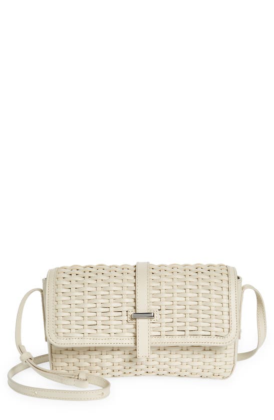 & Other Stories Woven Leather Messenger Bag In White Braided ModeSens