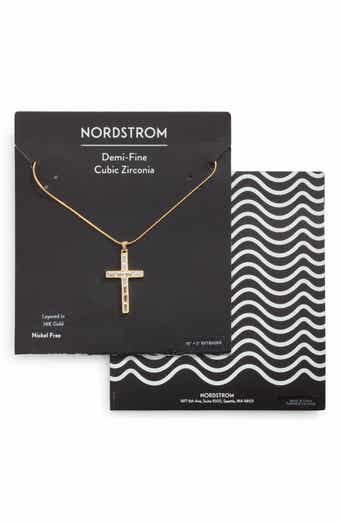 Nordstrom Fluted Heart Pendant Necklace Nordstrom