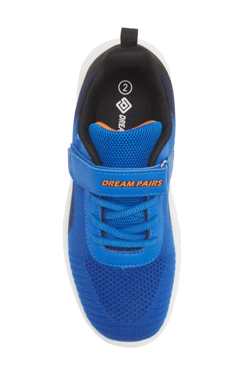 Dream Pairs Knit Low Top Sneaker In Royal/blue/navy