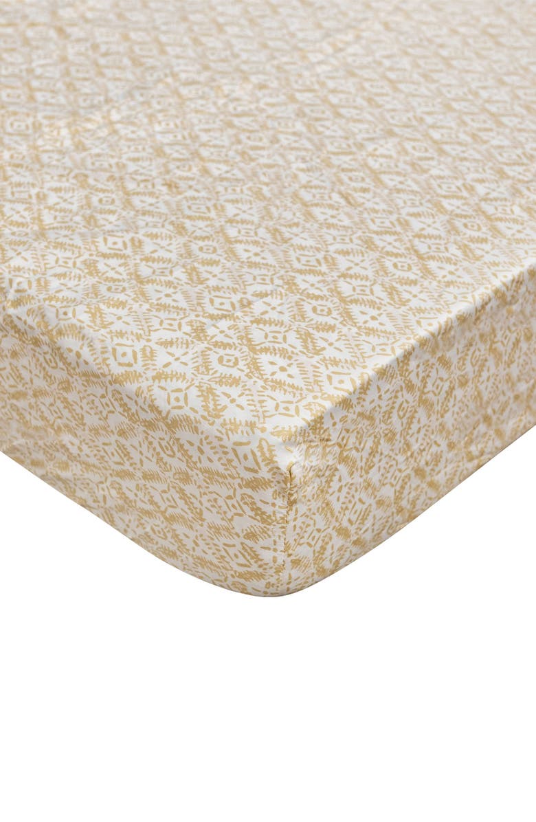 CRANE BABY Cotton Sateen Fitted Crib Sheet Nordstrom