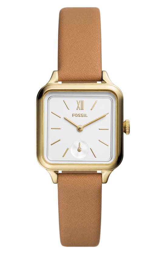 Fossil Women's Colleen Three-hand, Gold-tone Stainless Steel Watch In Gold