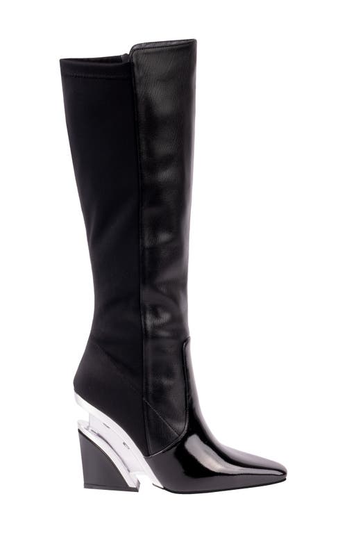 Ninety Union Villa Wedge Boot In Black