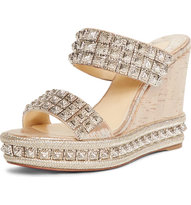 Christian Louboutin Ecu Wedge Slide Sandal (Women) | Nordstrom