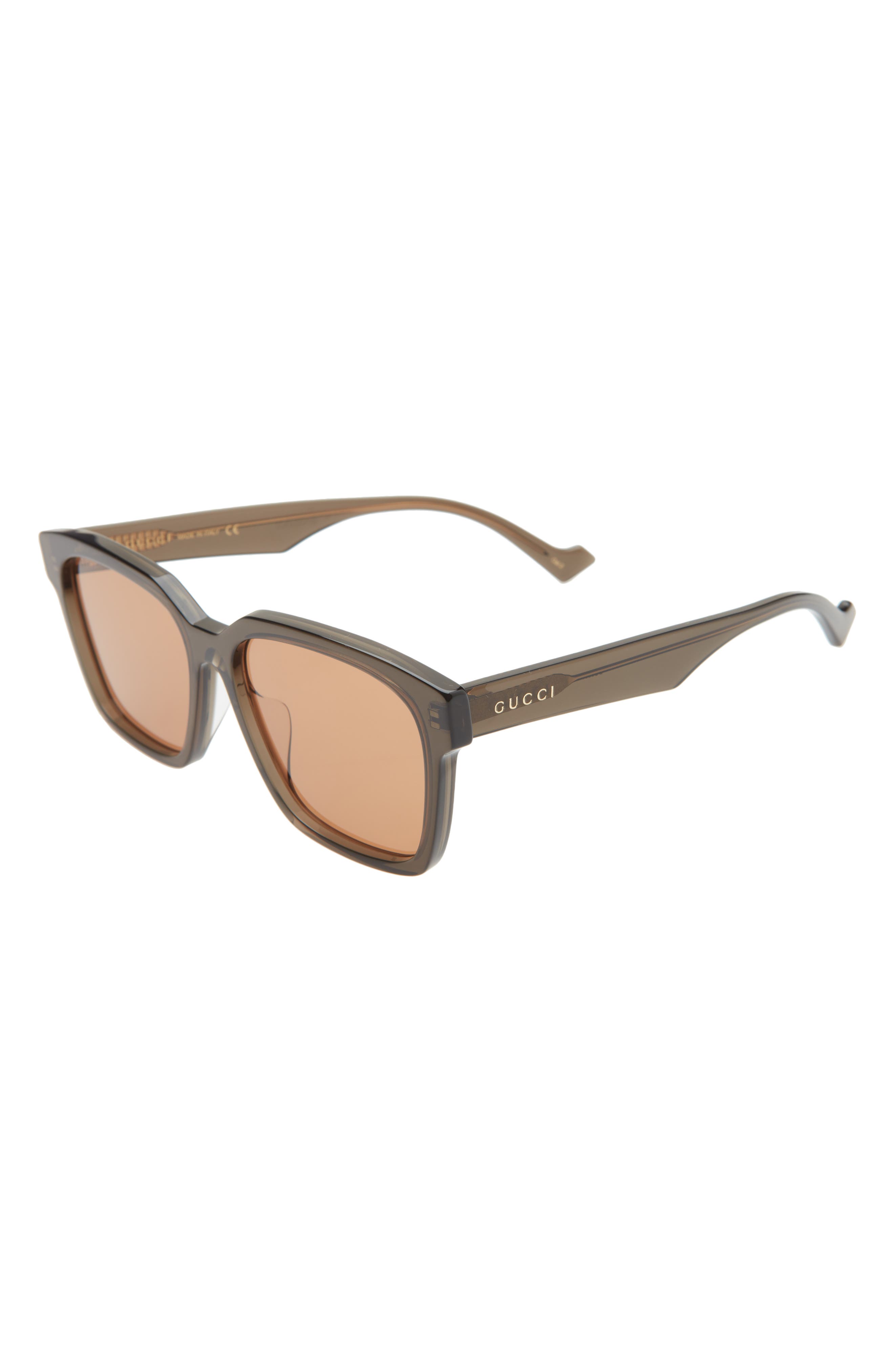 gucci 57mm square sunglasses