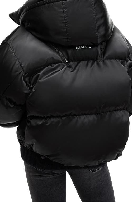 Shop Allsaints Chelsea Quilted Puffer Jacket In Black