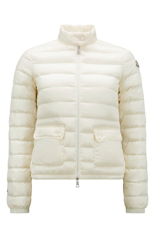 Moncler Lans Quilted Hooded Down Jacket in White at Nordstrom, Size 1