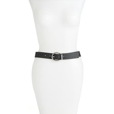 Michael Kors Reversible Leather Belt, Black