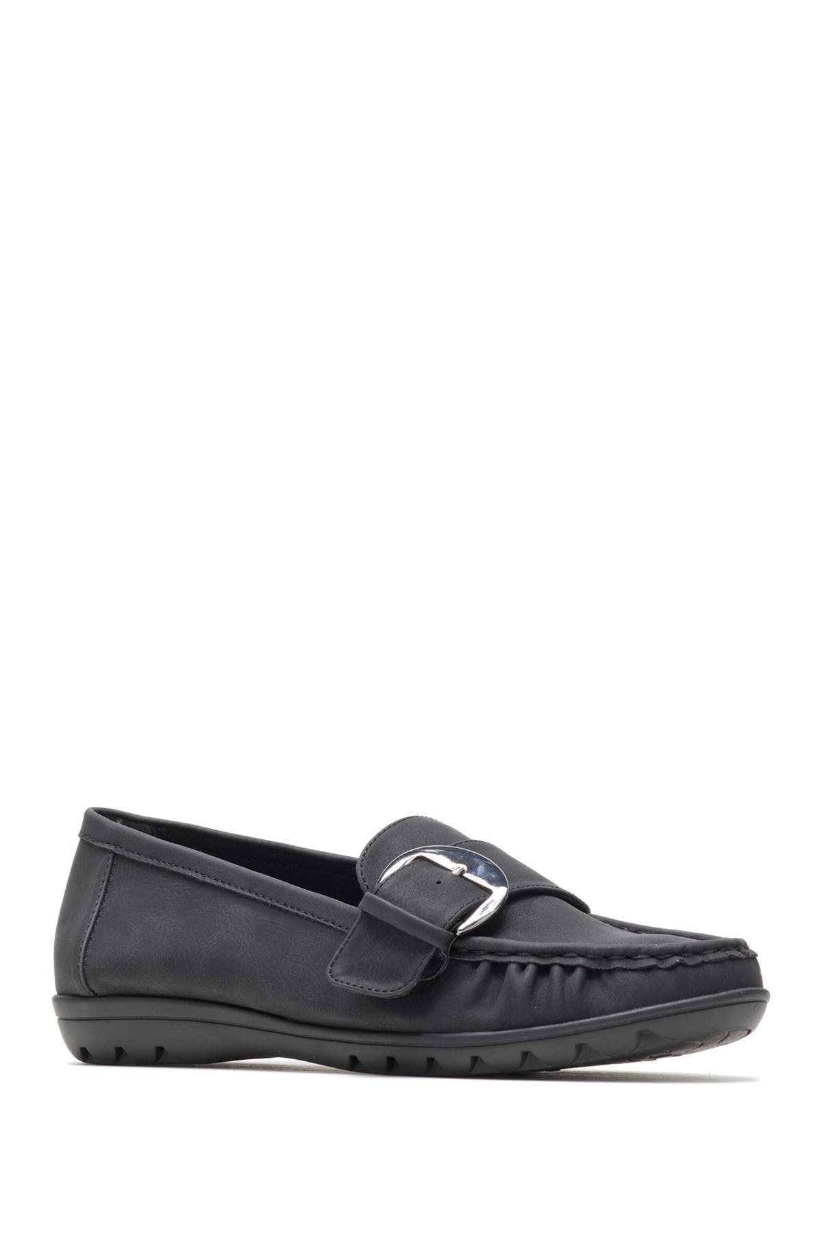hush puppies black loafers