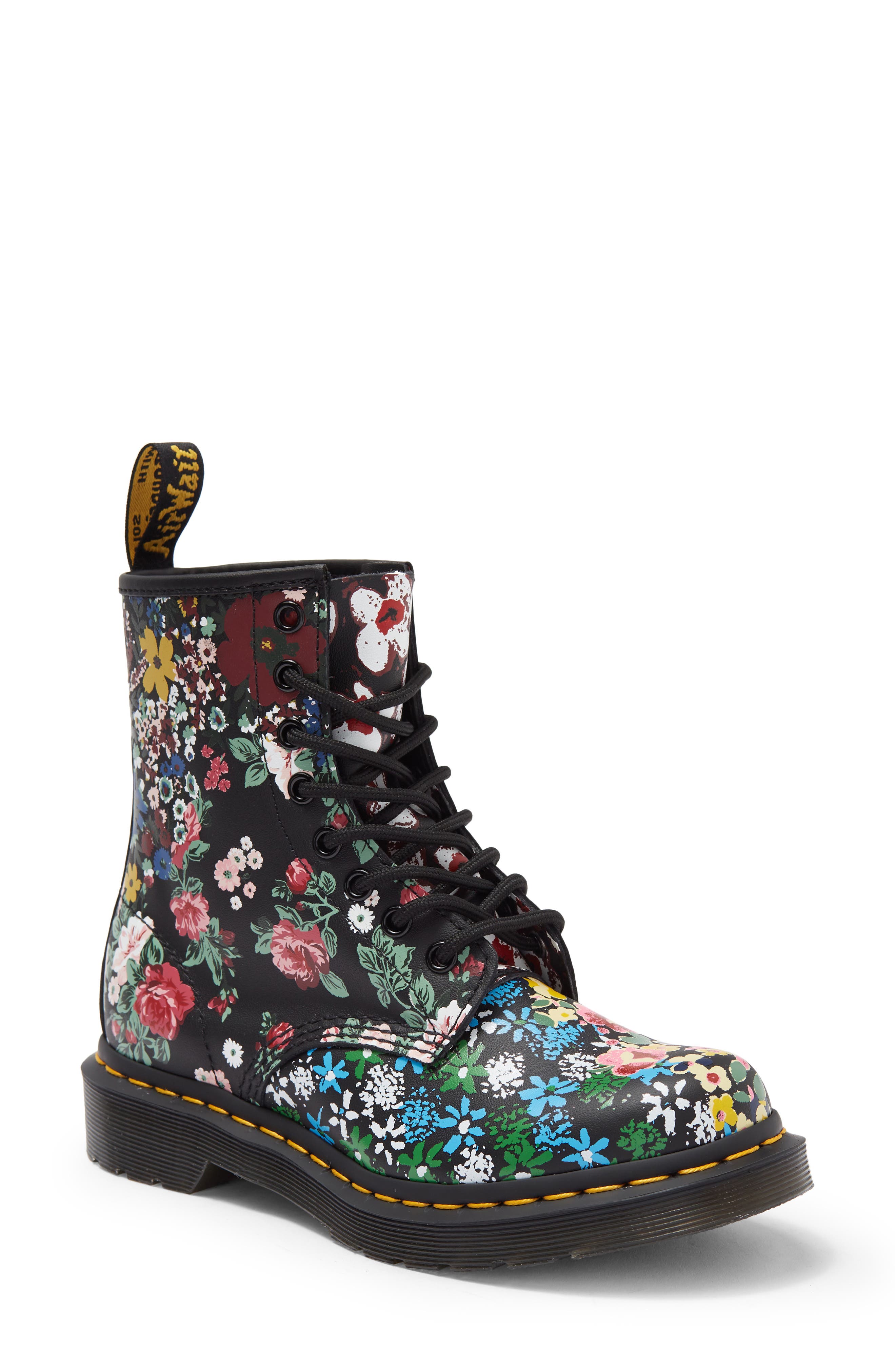 floral dm boots