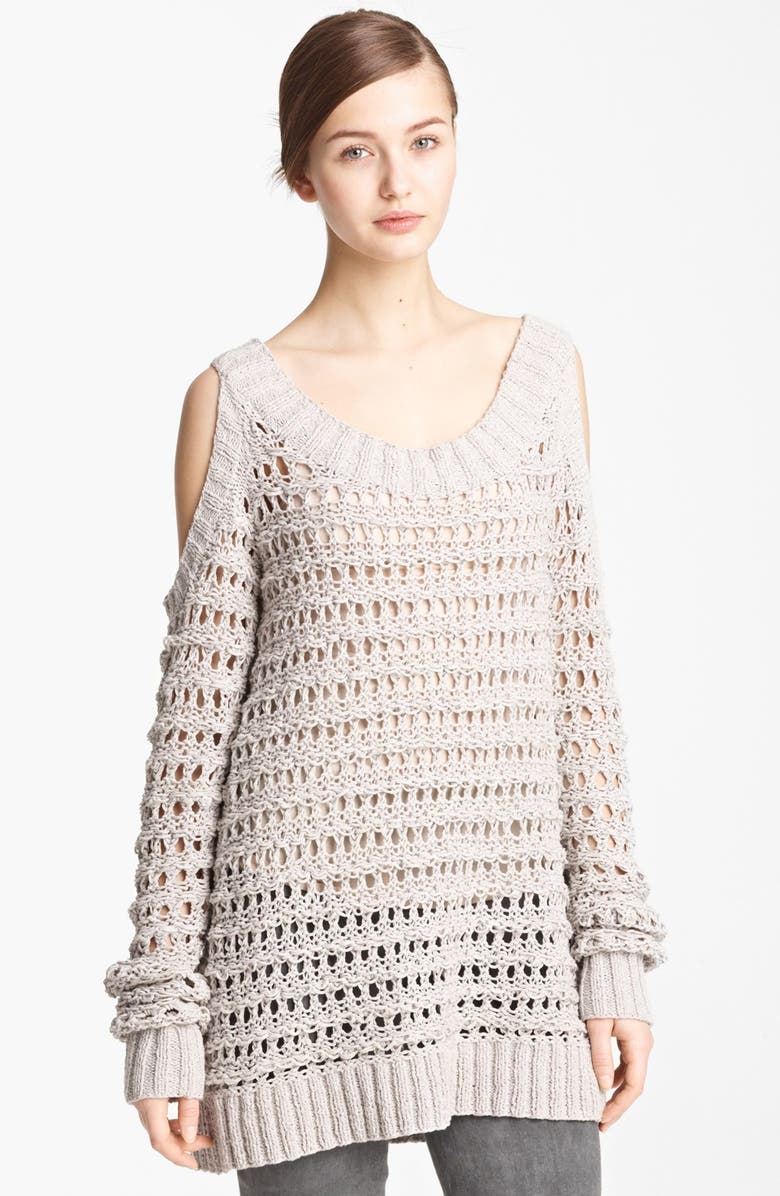 Donna Karan Collection Cold Shoulder Sweater | Nordstrom