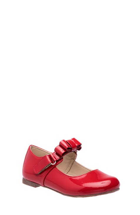 Girls red dress clearance shoe