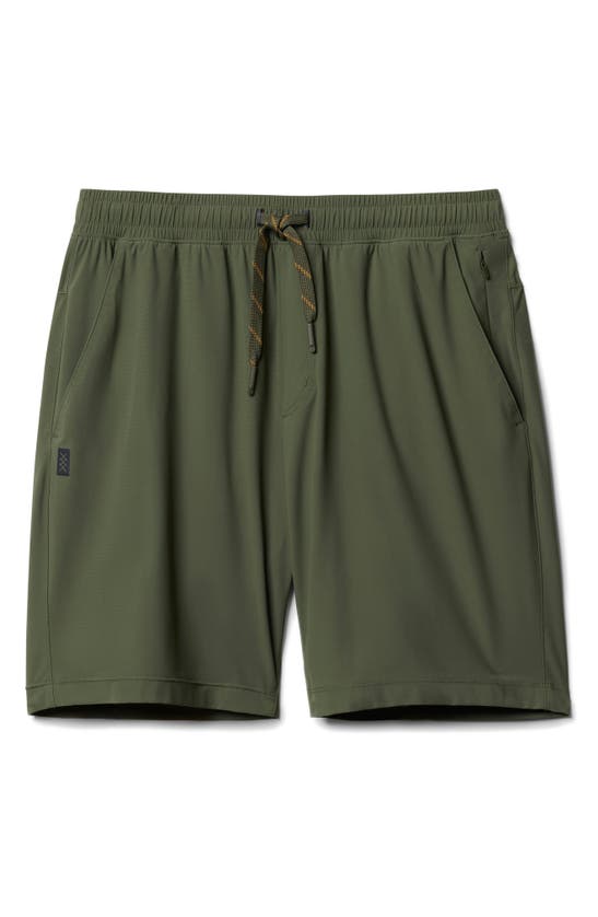 Rhone Pursuit 7-inch Unlined Training Shorts In Lichen Green