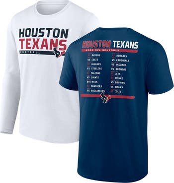 FANATICS Men s Fanatics Branded Navy White Houston Texans Two Pack