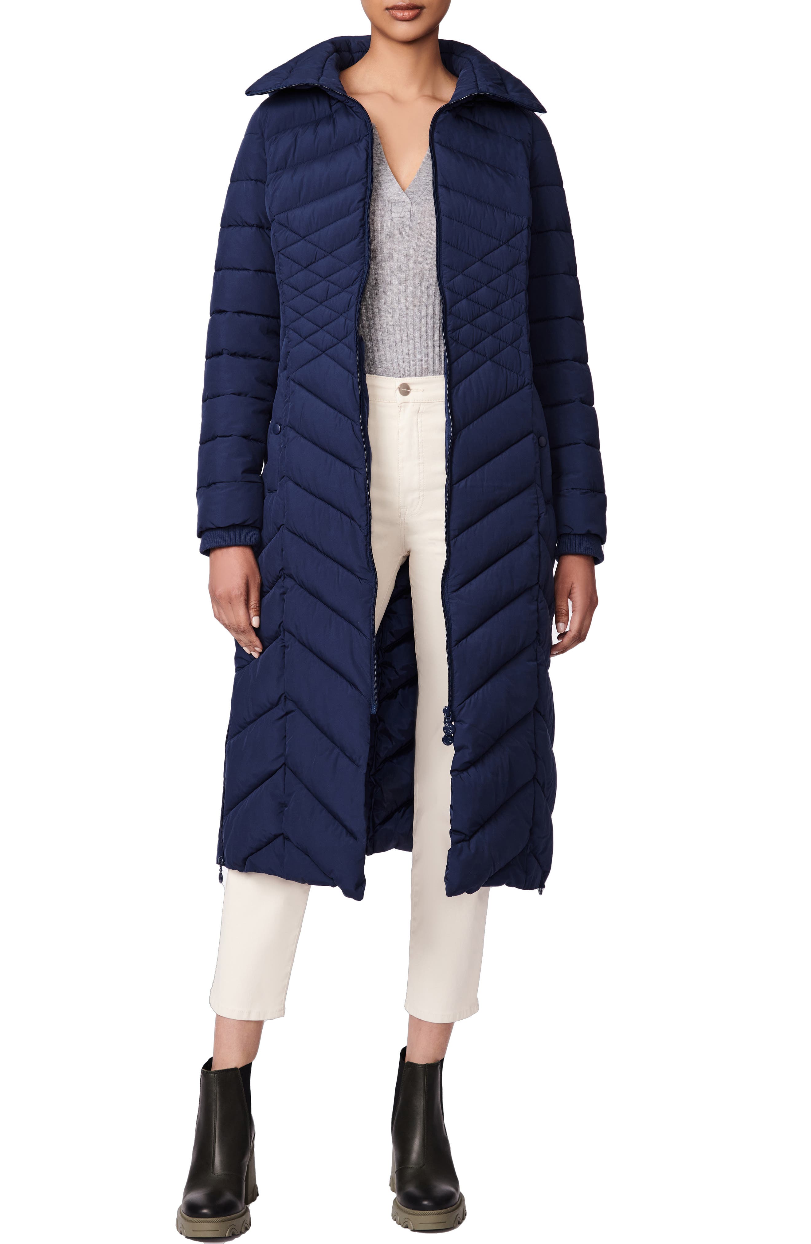 nordstrom rack long puffer coat