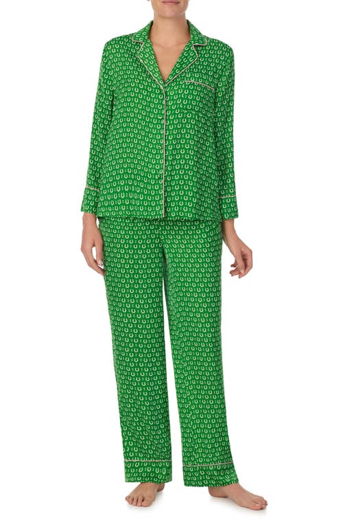 Shop Kate Spade New York Print Pajamas In Green Print