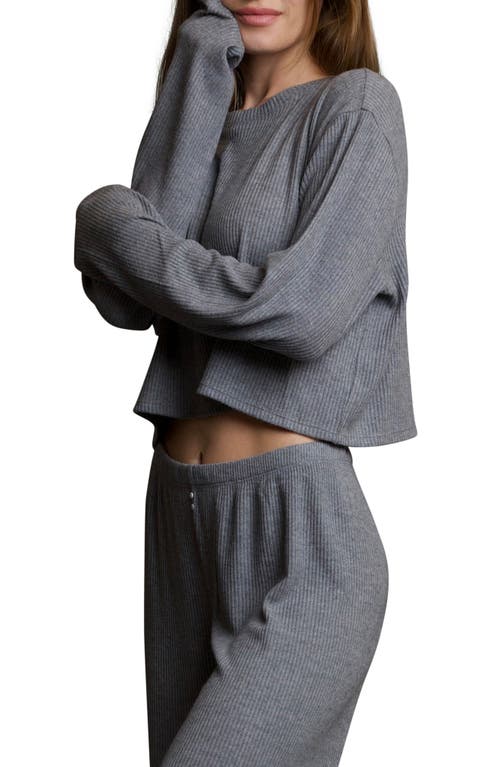 Andine Maeve Geneva Rib Sleep Top In Grey