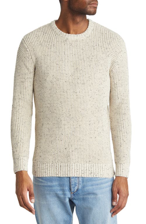 The Normal Brand Seawool Nep Crewneck Sweater In Cream