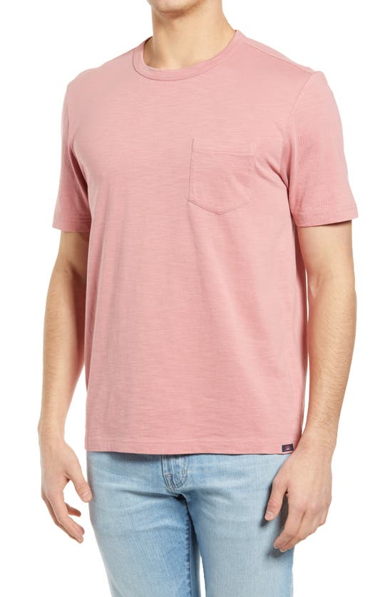 Faherty Sunwashed Organic Cotton Pocket T-shirt In Faded Flag