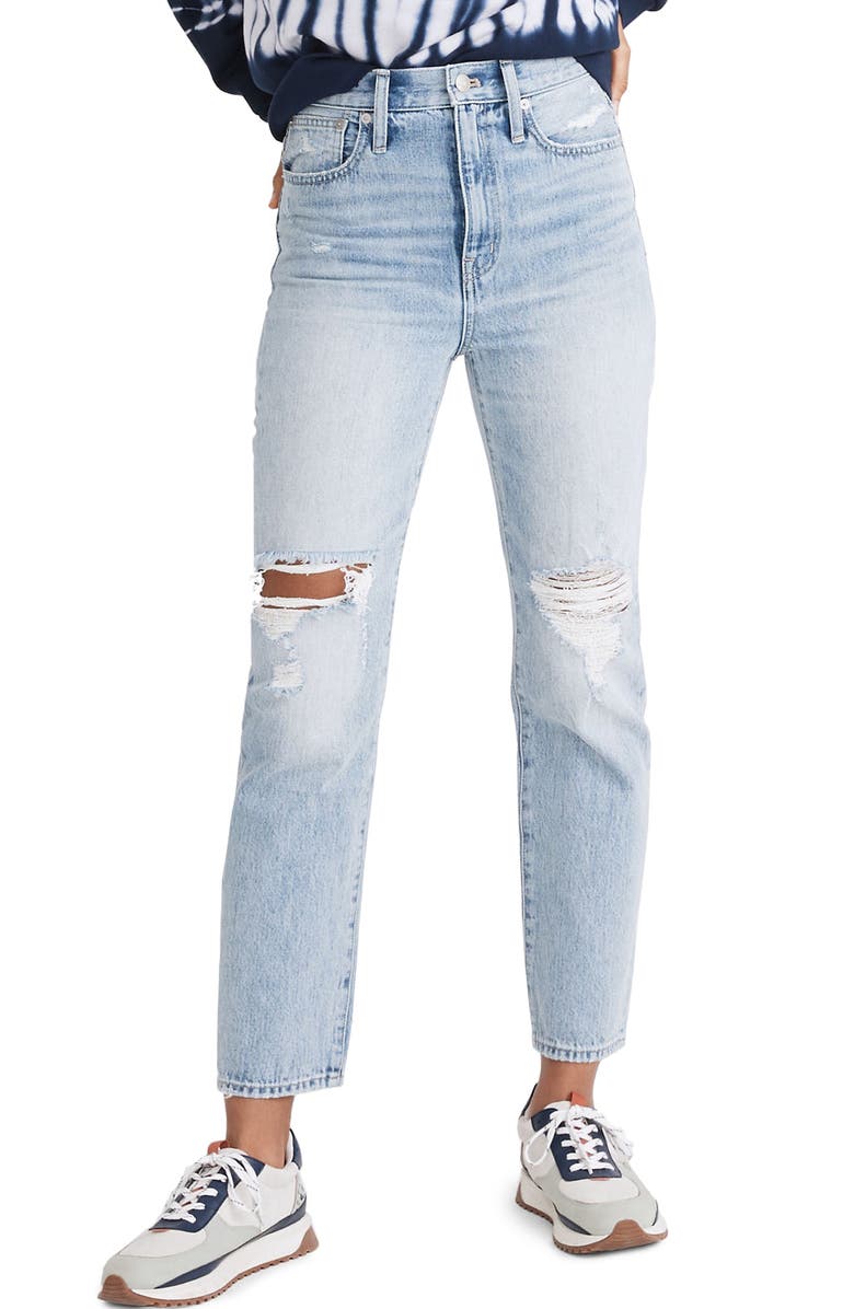 Madewell The Perfect Vintage High Waist Jeans: Ripped Edition | Nordstrom