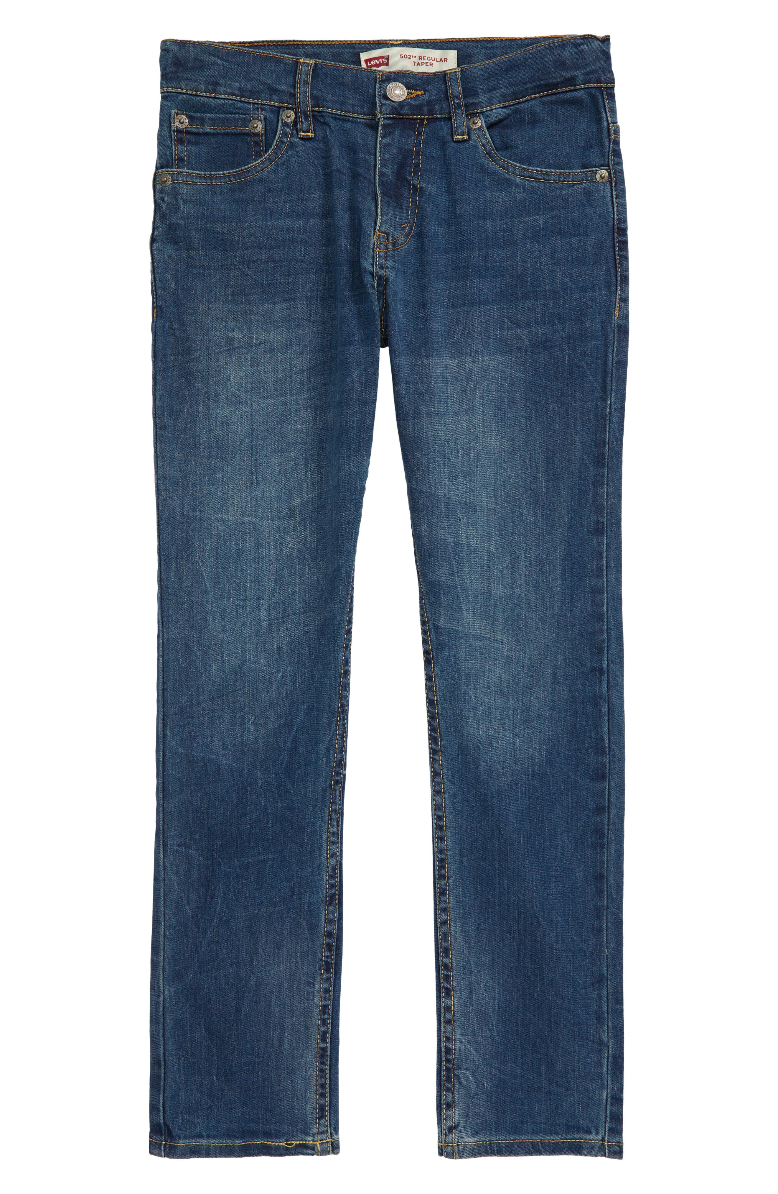UPC 617845242962 product image for Boy's Levi's 502(TM) Regular Taper Fit Jeans, Size 10 - Blue | upcitemdb.com