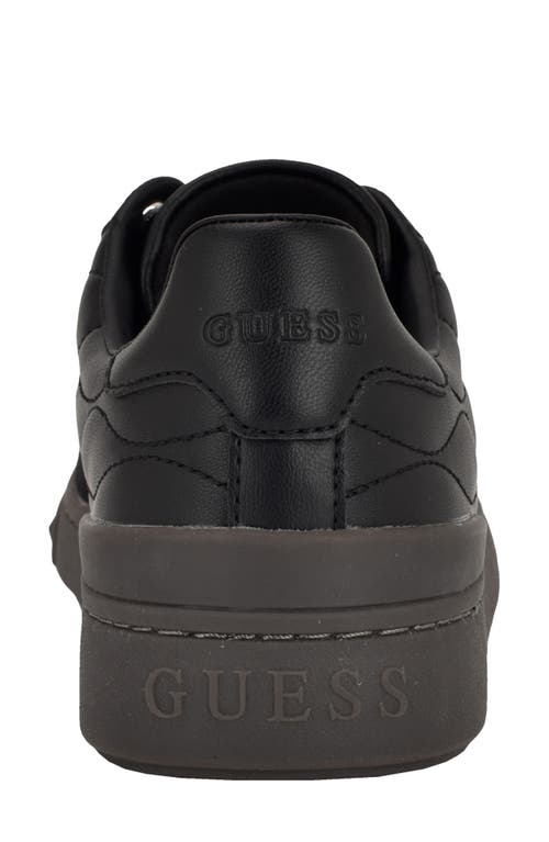 Guess Women's Iquilt Lace-up Sneakers In Black