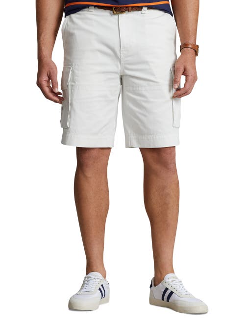 Shop Polo Ralph Lauren Gellar Cargo Shorts In Deckwash White