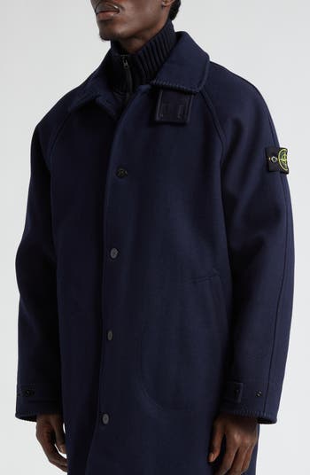 Stone island 2024 wool coat