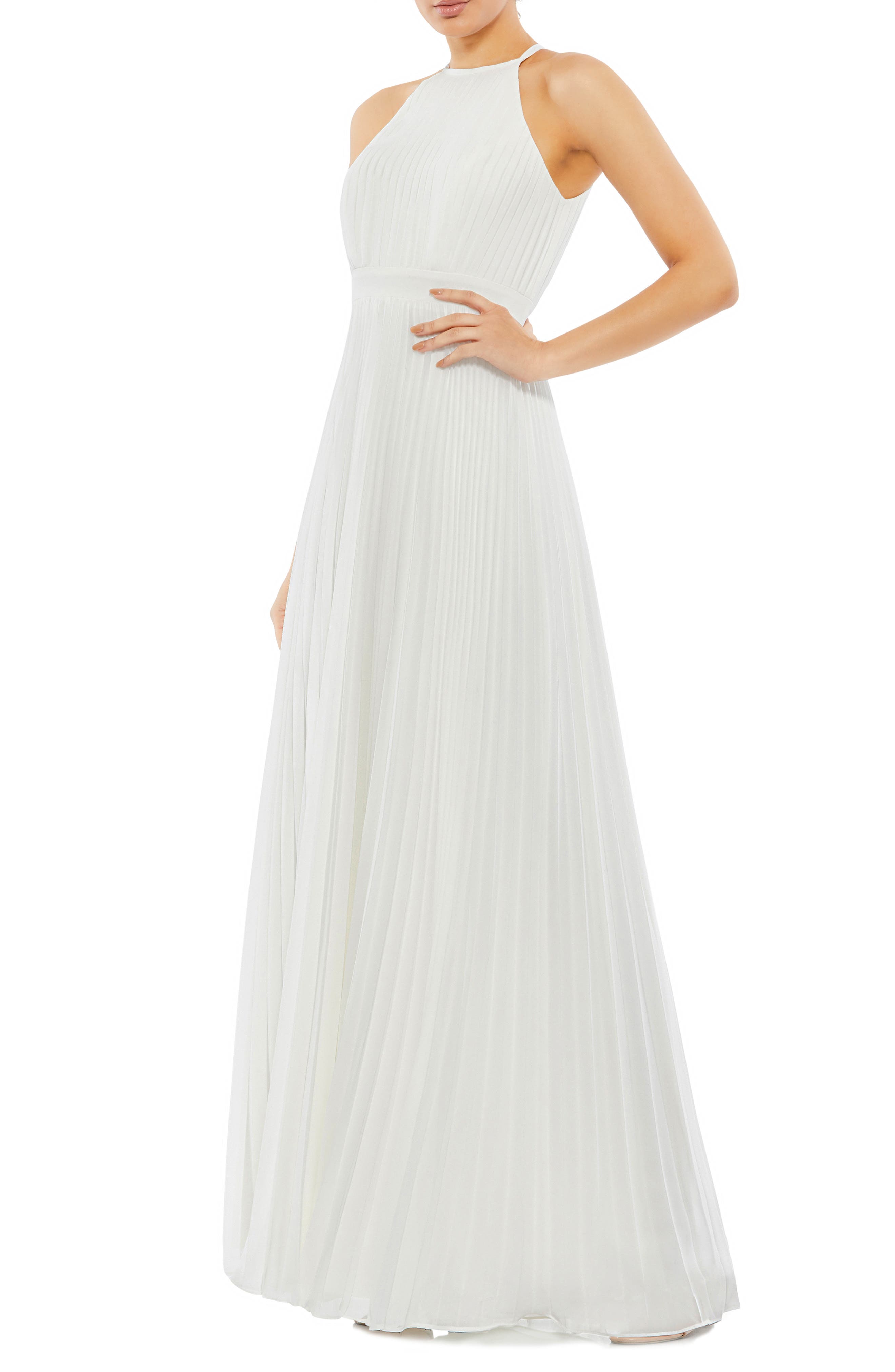 chiffon white dress | Nordstrom